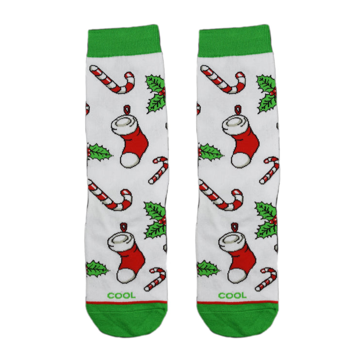 Stockings, Canes & Holly Women&