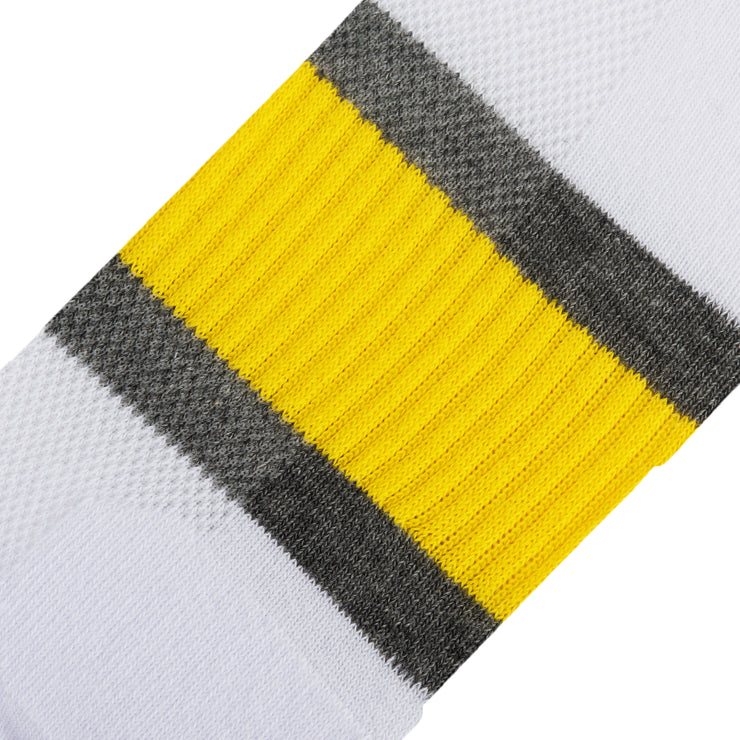 Stripe White Gray Yellow