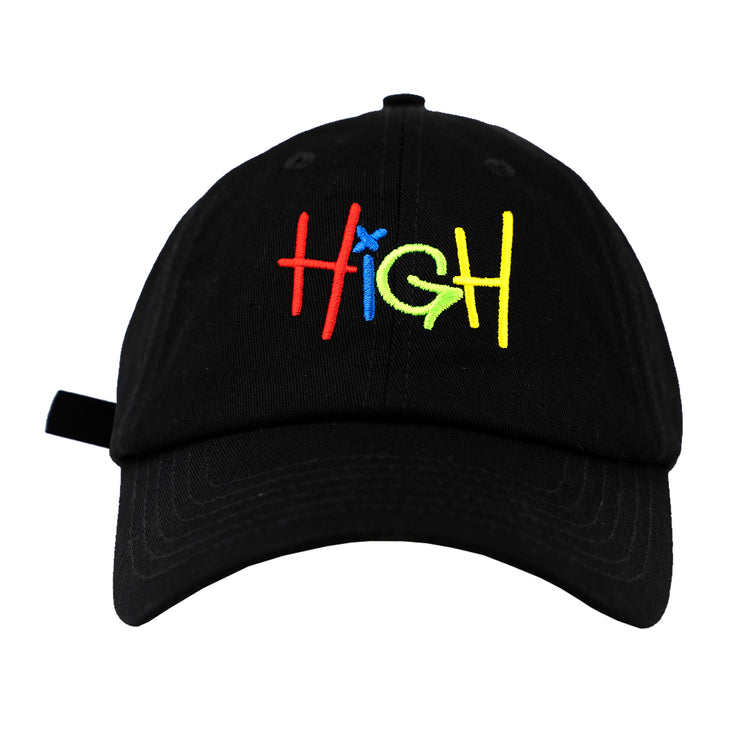 High Black Dad Hat
