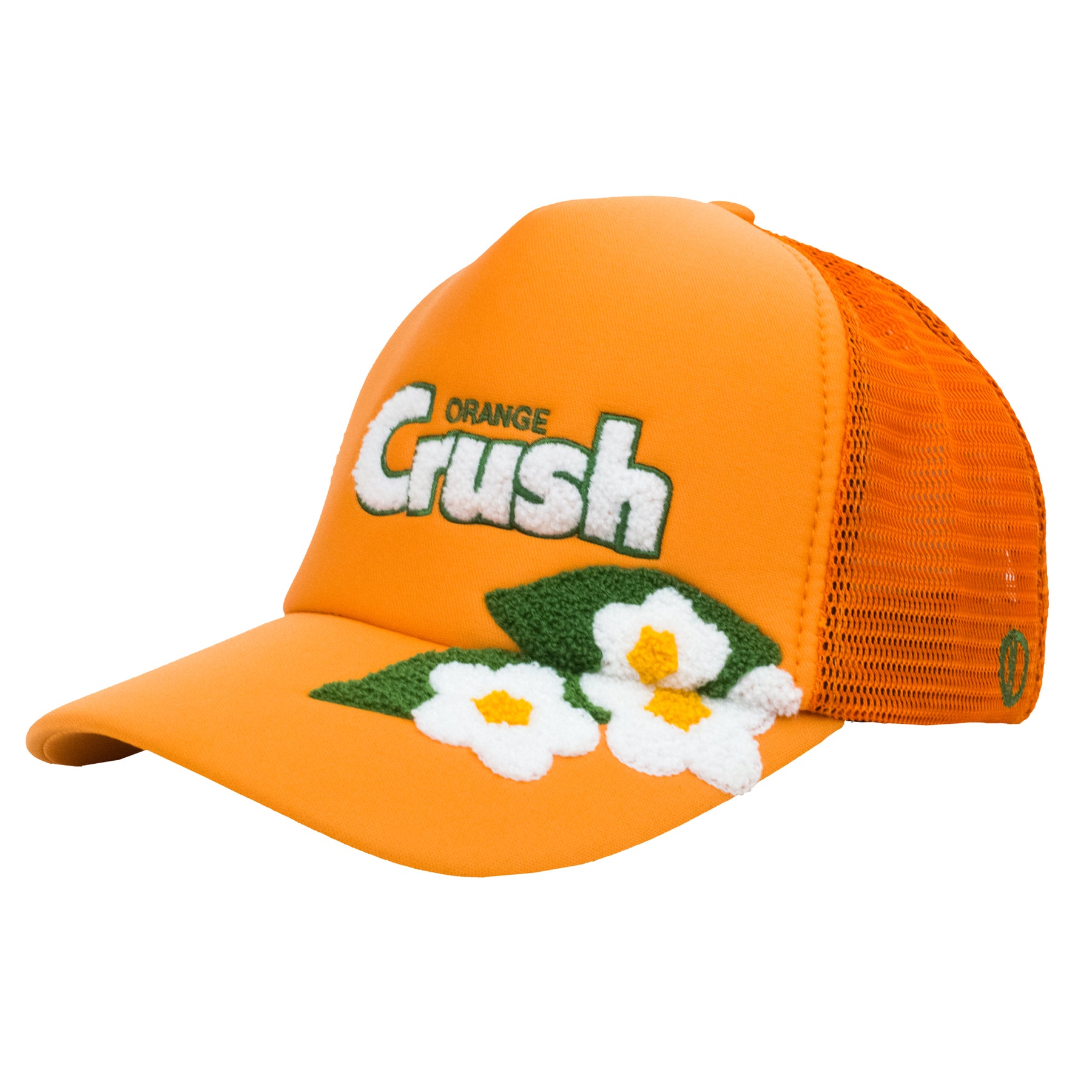 Odd Sox, Orange Crush Soda – One Logo, Snap Back Hat, Trucker SOX Orange Adjustable ODD Size