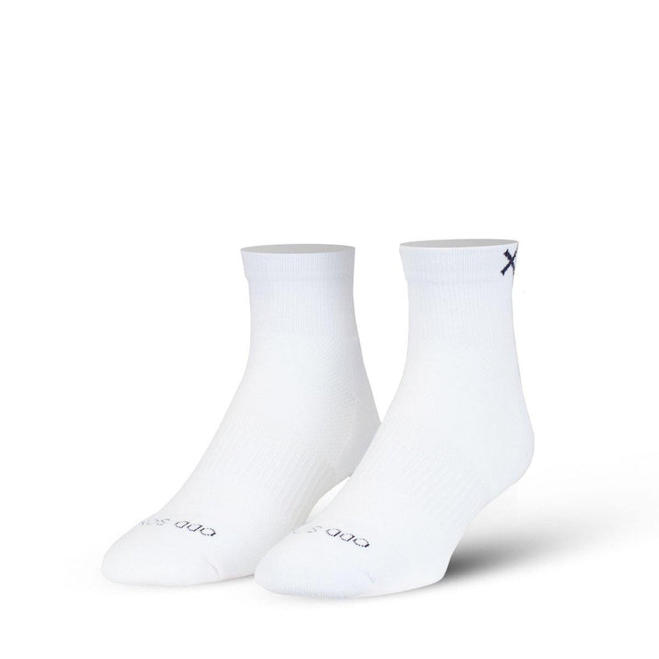 Mens Quarter Socks - White