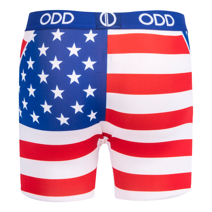 America - Men's Boxer Brief Underwear – ODD SOX